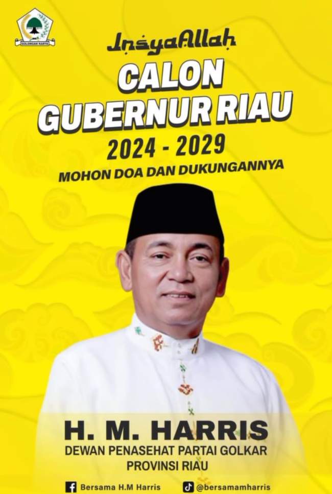 HM Harris Siap Maju sebagai Calon Gubernur Riau 2024