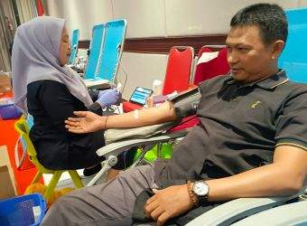 Semangat Kemanusiaan, Donor Darah Massal Riau Kompleks Kumpulkan 1.004 Kantong Darah