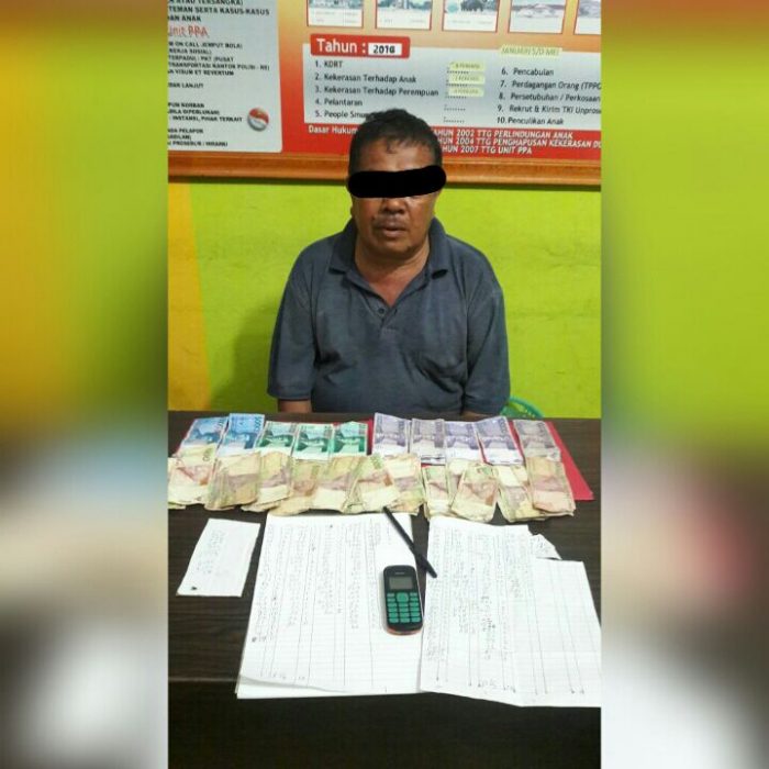 Tersangka dan Barang Bukti Yang diamankan Polres Pelalawan