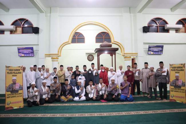 Program Subuh Harmoni, Salah Satu cara Polres Pelalawan Mendekatkan Diri dengan Masyarakat.