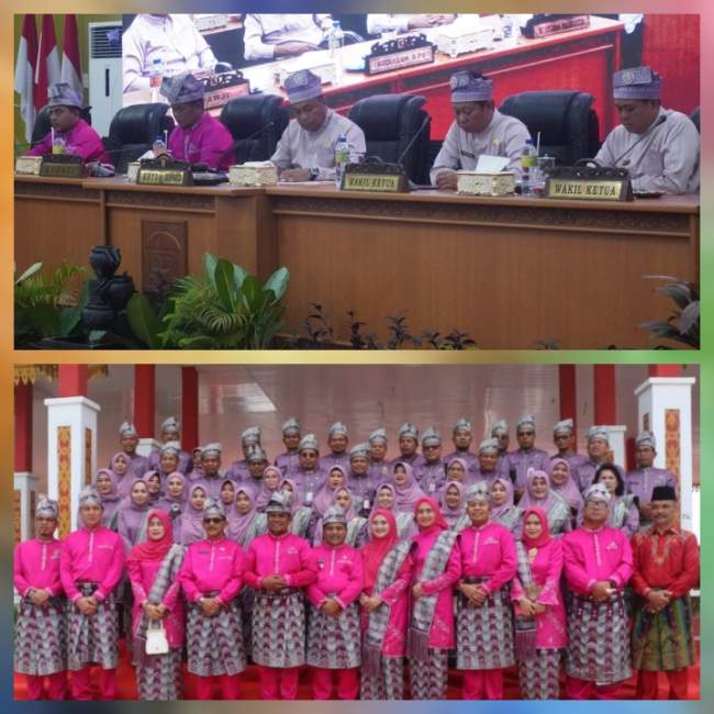 Sempena Hari Jadi Kabupaten Pelalawan Ke-24 Tahun, DPRD Gelar Rapat Paripurna Istimewa