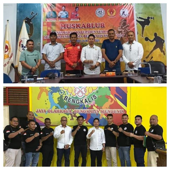 Muskablub, Ahmad Sumadi Terpilih Aklamasi Ketuai Muaythai Bengkalis