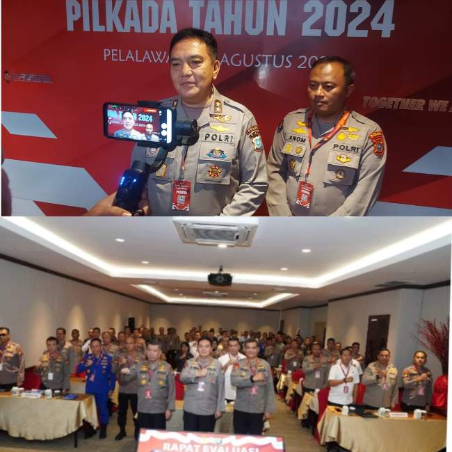 Kapolda Riau Evaluasi Persiapan Pilkada 2024: Tekankan Sinergi dan Pengamanan Ketat