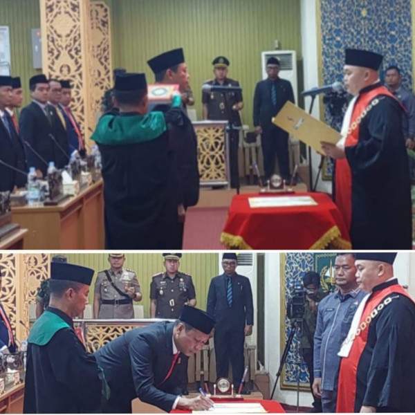 Pelantikan H Syafrizal SE sebagai Ketua DPRD Pelalawan: Komitmen untuk Mensejahterakan Masyarakat