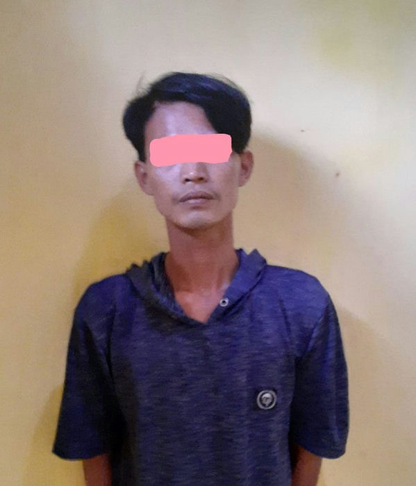 Pelaku pemerkosaan perempuan usia 60 tahun di Tangerang. (Dok Polsek Mauk)