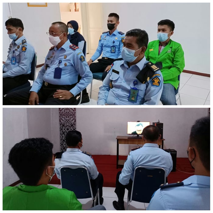 Lapas Kelas IIB Pasir Bin Provisi Riau Lakukan Vaksin Booster Kewarga Binaan Dan Petugas