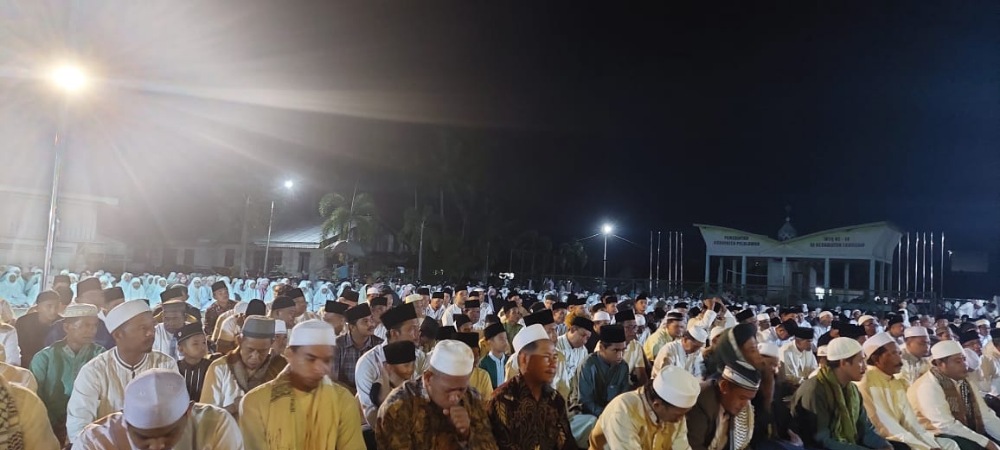 Ribuan Warga Langgam Padati Anjungan Ranah Tanjung Bunga Acara Peringatan Tahun Baru Islam dan Zikir Akbar