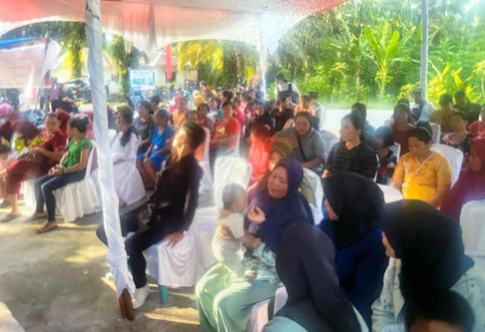 Masyarakat yang hadir saat kegiatan