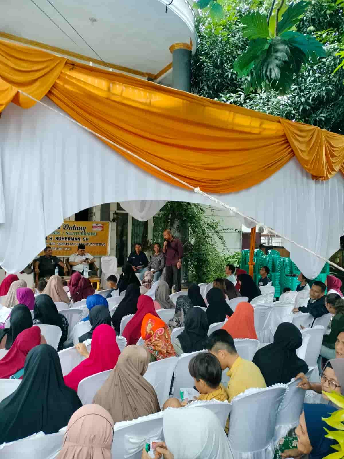 Suasana reses Anggota DPRD Pekanbaru Suherman