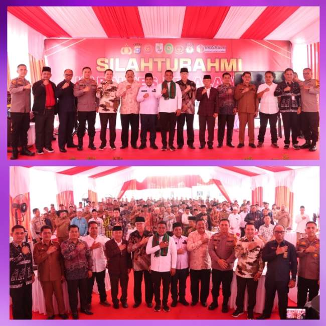 Wujudkan Pemilu Aman dan Damai di Pelalawan tahun 2024, Kapolres Pelalawan Gelar Silaturahmi Akbar