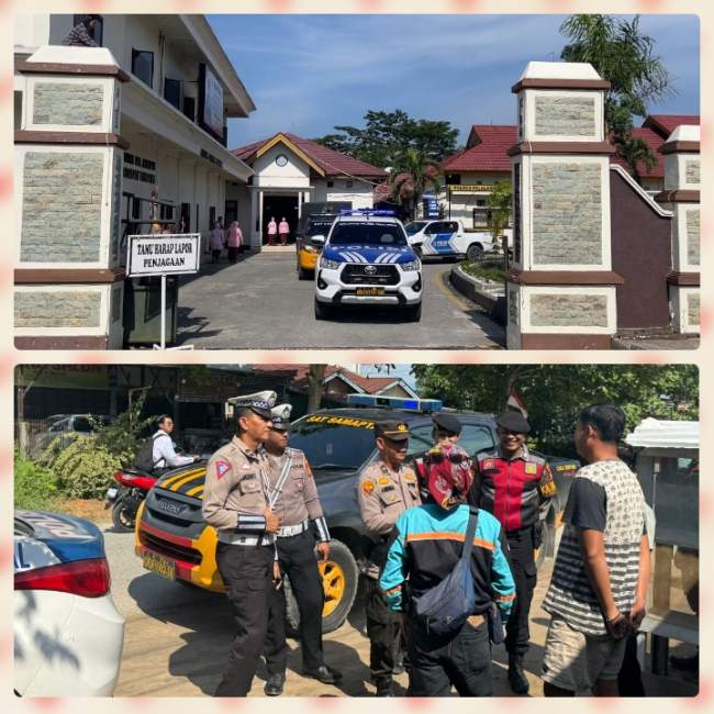 Polres Pelalawan gelar Patroli Berskala Besar Jelang Pelantikan Presiden