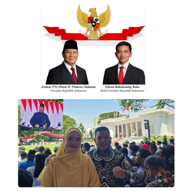 Cabup Pelalawan H. Nasarudin Menghadiri Pelantikan Presiden RI Prabowo Subianto dan Wapres Gibran Rakabuming Raka