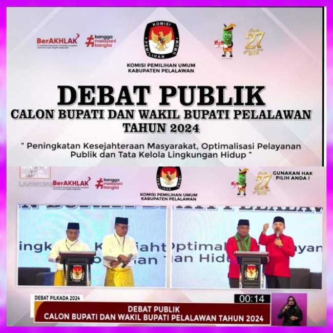 Debat Publik Calon Bupati Pelalawan 2024: Dinamika dan Strategi untuk Kesejahteraan Masyarakat