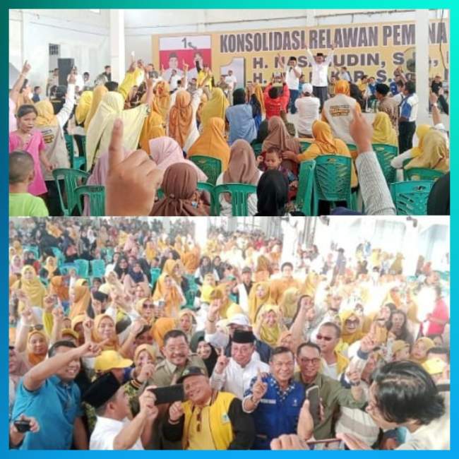 H.M Harris dan H.Tengku Azmun Jaafar Dukung Nasarudin-Abu Bakar Untuk Pilkada Pelalawan 2024