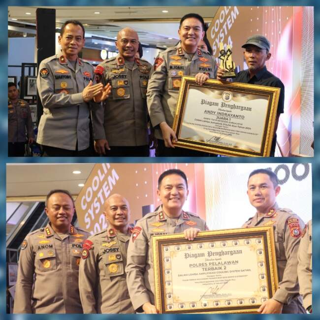 Wartawan PWI Pelalawan, Andy Indrayanto Raih Juara 1 Lomba Karya Jurnalistik Cooling System Pilkada Damai 2024