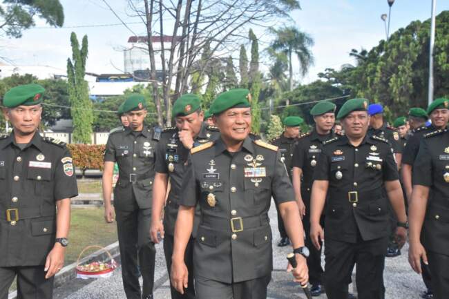 Danrem 031/Wira Bima Brigjen Sugiyono Tegaskan Tidak Pernah Backup Galian C Ilegal