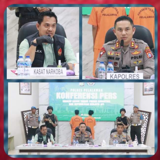 Polres Ungkap Tindak Pidana Pengedar Narkotika dan Kepemilikan Senjata Api