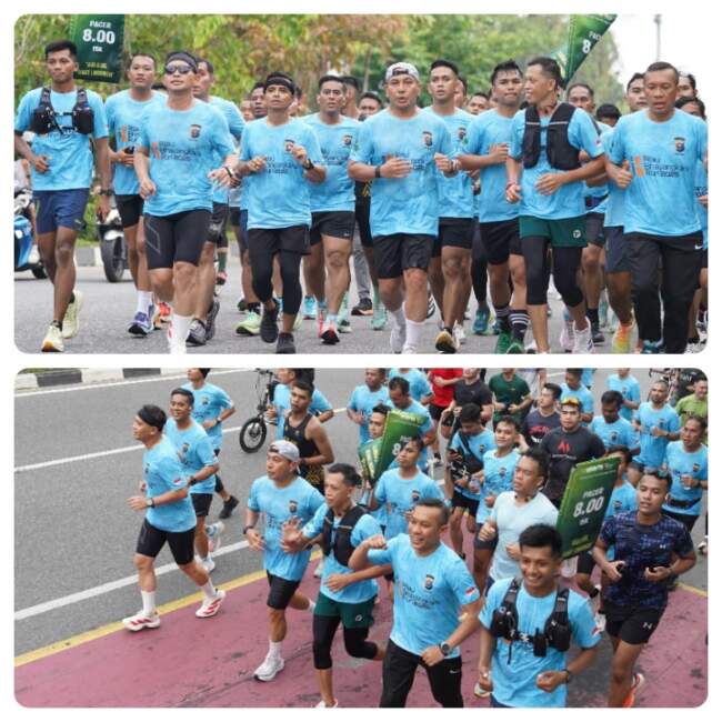 LAUNCHING EVENT RIAU BHAYANGKARA RUN 2025