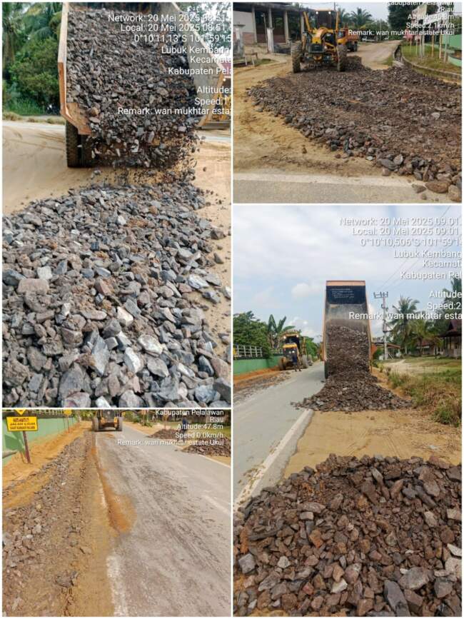 PT RAPP Komit Jaga Jalan Desa Lubuk Kembang Bungo: Kami Siap Perbaiki Jika Rusak