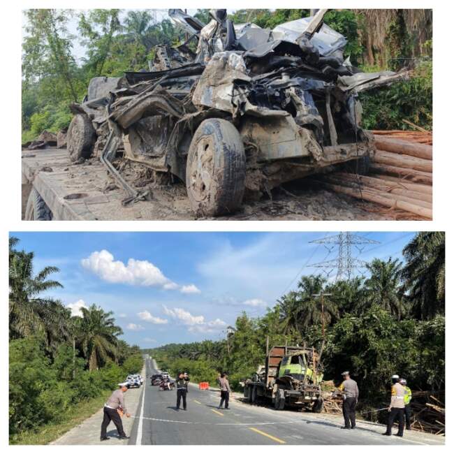 Orang Tewas dalam Kecelakaan Maut Tiga Kendaraan, Apa Kata Kapolres Pelalawan