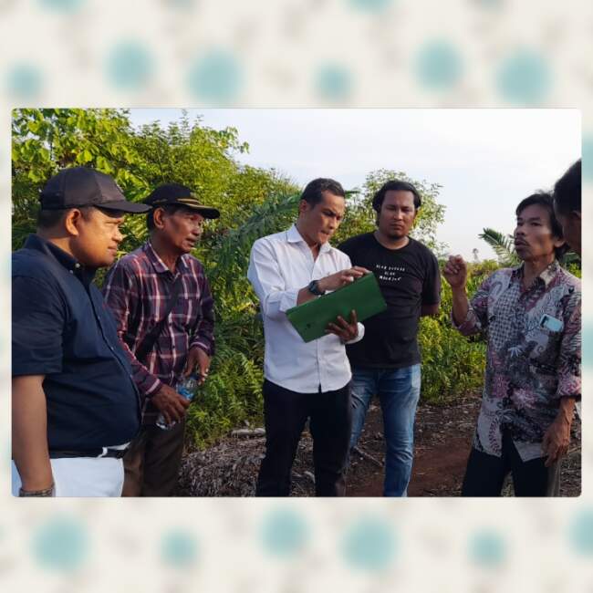 Satreskrim Polres Pelalawan Lakukan Turlap Cek Objek Sengketa di Kuala Tolam Antara Tarlin Batuara vs Agus Zaini