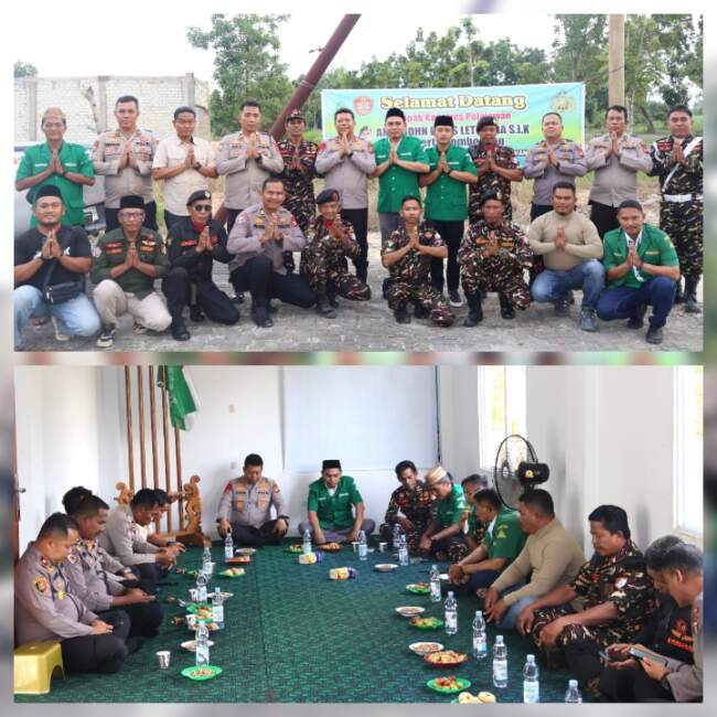 Kapolres Pelalawan Silahturahmi dengan PC NU, GP Ansor dan Banser NU Pelalawan