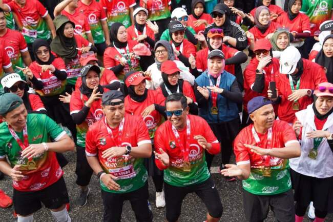 Kapolda Riau dan Gubernur Riau buka Event Bono Fun Run Pelalawan Tahun 2025